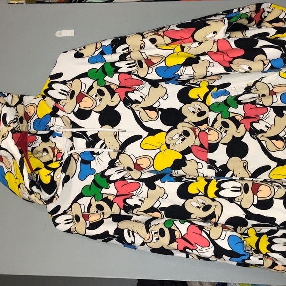 Levi’s X Disney Mickey & Friends Graphic Hoodie Sweater large mini Mickey Goofy - Picture 2 of 12